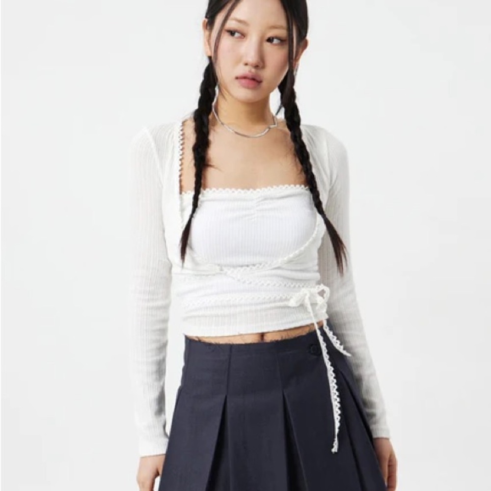 Lewkin top and cardigan set